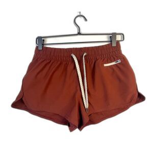 Vuori Rust Athletic Shorts with Drawstring
